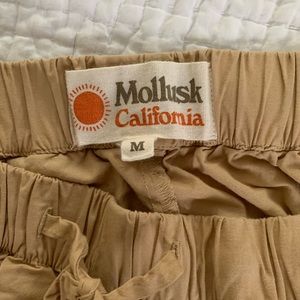 MOLLUSK Like New Surfer Pants/Joggers - 100% Cotton - Khaki color - Size M